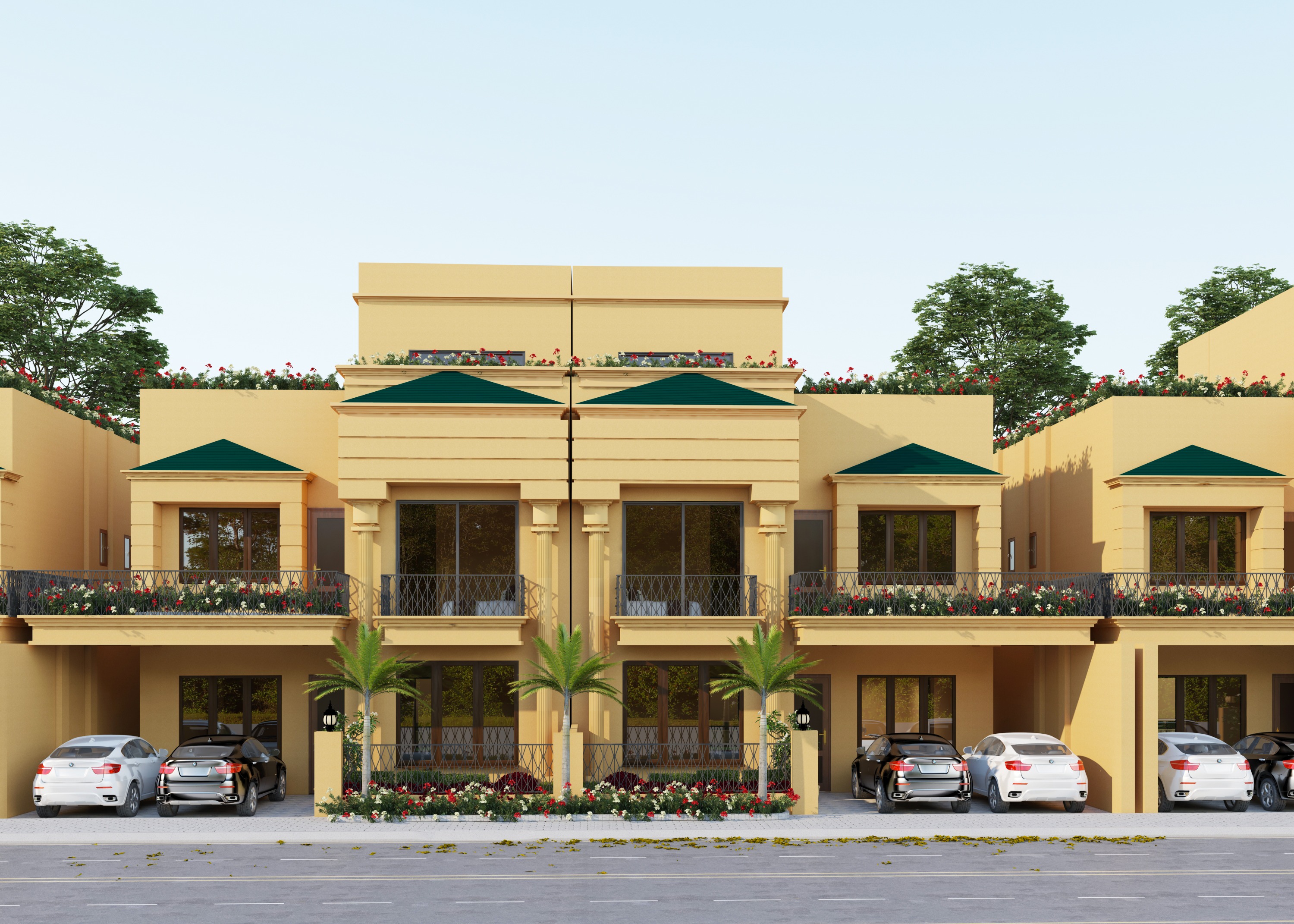 Sapphire Royale villa in lucknow elevations